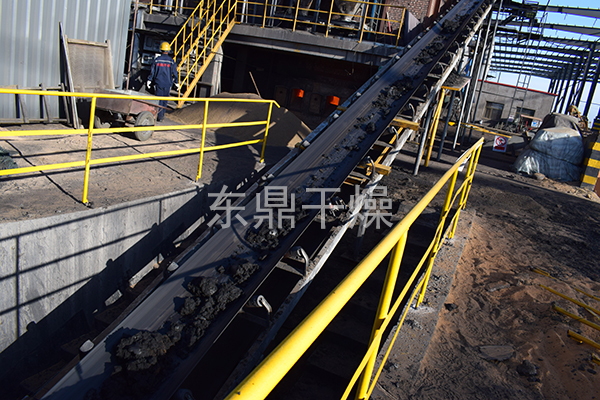 寧夏鹽池煤泥烘干機(jī)項(xiàng)目建造完成，現(xiàn)場(chǎng)情況圖片